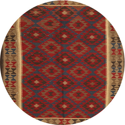 Tapis rouge / brun Southwestern