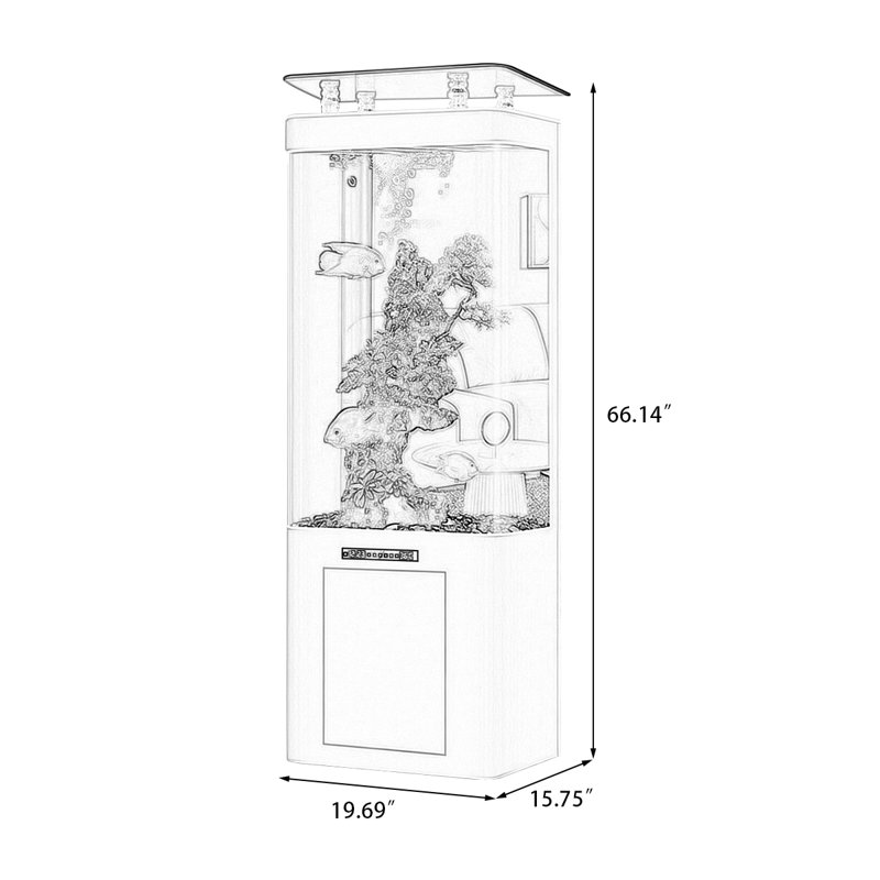 Aquarium 40-46 gallons, 19.69, Blanc