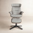 Dillon Leather Swivel Recliner