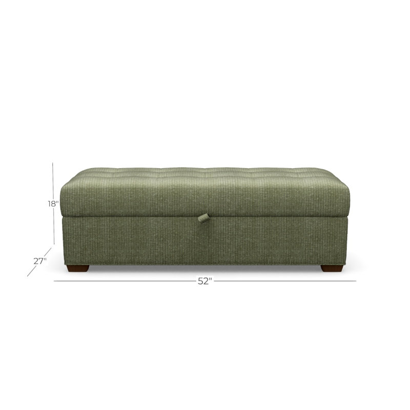 Baxter Ottoman, Walnut, Twale 721042