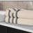 Zero Twist Cotton Ribbed Modern Geometric Border Soft Highly-Absorbent Bath Sheet Set-646233656