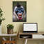 Fierce Primate Gaze Contemporary Monkey Architecture Wall Art Print 1 Piece Wrapped Canvas Wall Art-939457260