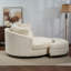 Fauteuil demi-tonneau avec repose-pieds-1165393977