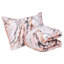 Ensemble d'édredon en marbre métallique