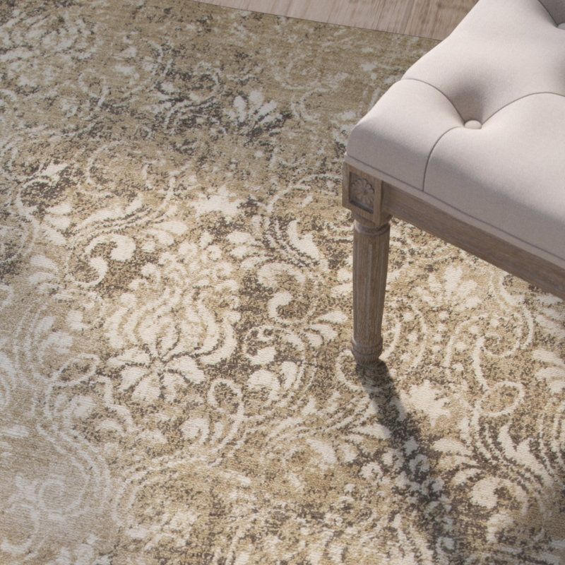 Thora Wool Floral Indoor Rug, Rectangle 10' X 13'