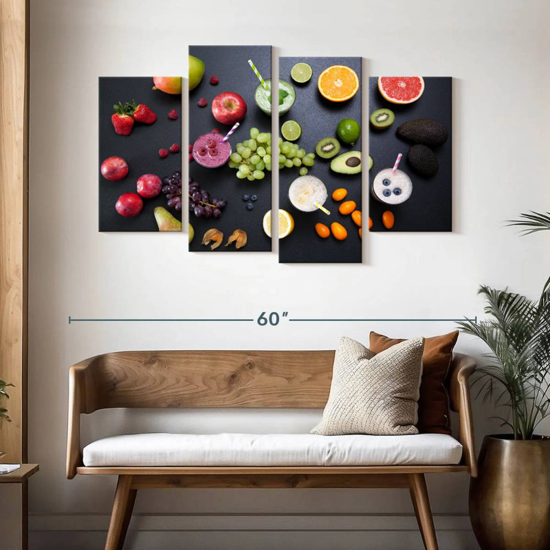 Smoothies aux fruits Yarlin, H 32 po x l 52 po