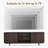 TV Stand For Tvs Up To 75", Wood TV Stand With Storage Shelf, Pop-Up Doors For Living Room, Bedroom-374081985