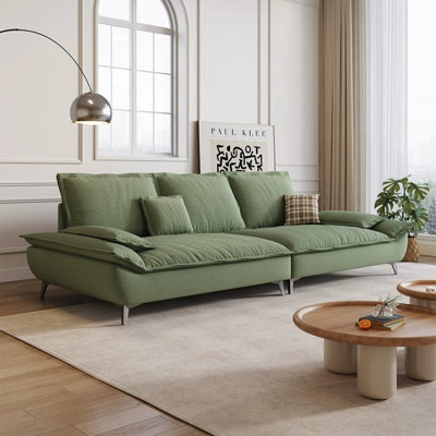 Canapé de loisirs moderne en tissu simple