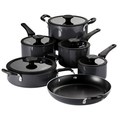 Tramontina Aluminum Non Stick 11 Pc Nesting Cookware Set