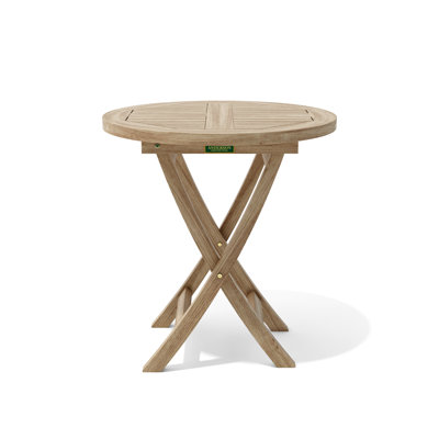 Bahama Outdoor Round Teak Bistro Table