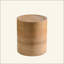 Table d'appoint ronde en bois naturel, table de bout sans assemblage pour la chambre à coucher du salon