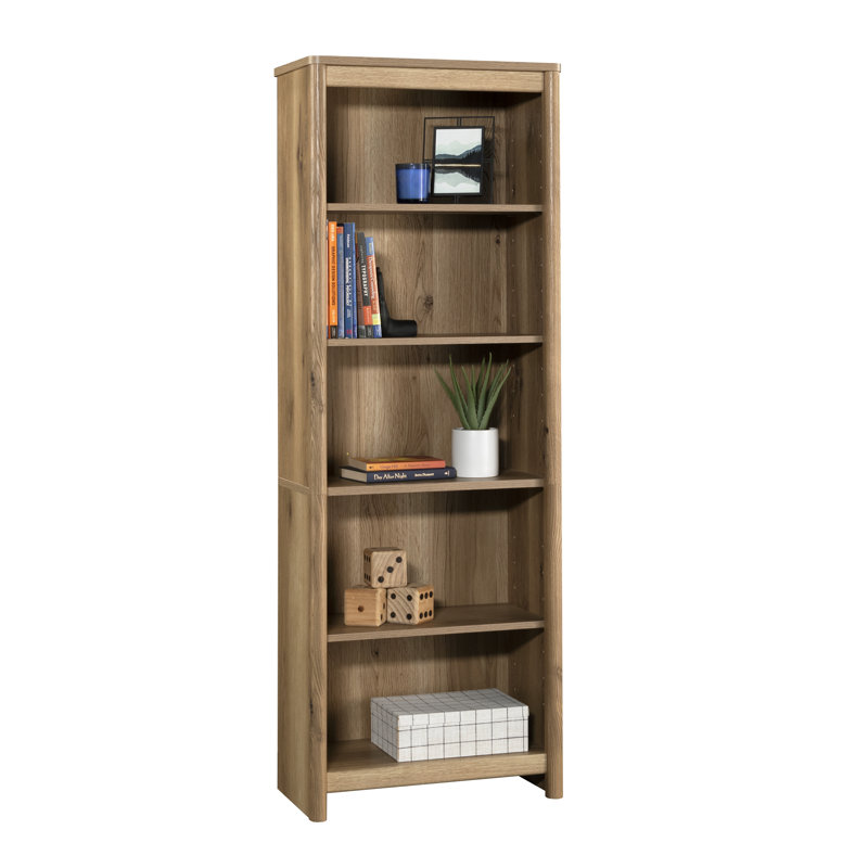 Dover Edge 5-Shelf Bookcase, Brown