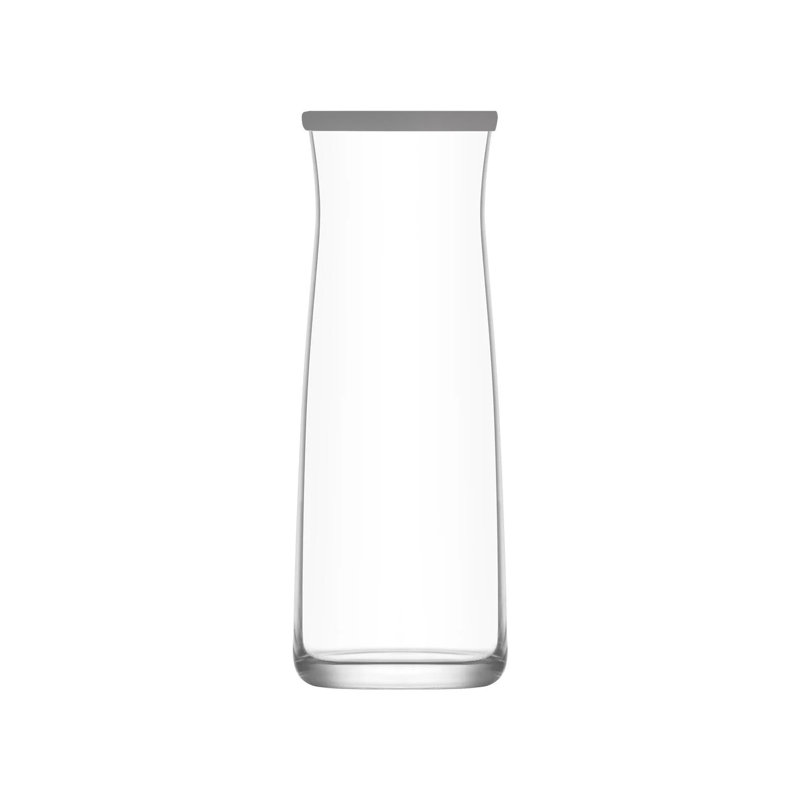 Premium 100% Glass Bottle, 33.8 fl oz (8.2 x 8.2 x 9.8 inches) | Dishwasher Safe, Transparent Design | Ideal for Water, Juices & Smoothies | Eco-Friendly and Durable | Perfect for Home & On-the-Go Use