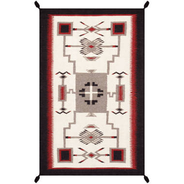 Southwestern Handmade Flatweave Ivory Area Rug Langley Street Rug Size: Rectangle 8' x 10