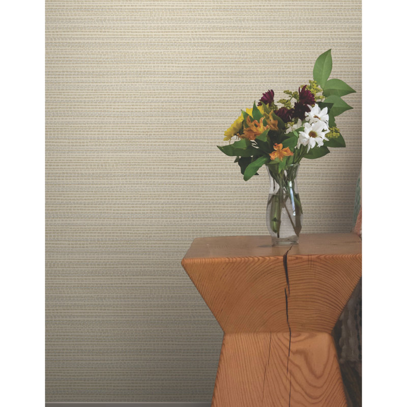 Papier peint adhésif à motif de tiques, Beige