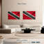 Drapeau en soie Borges de Trinité-et-Tobago-108126355