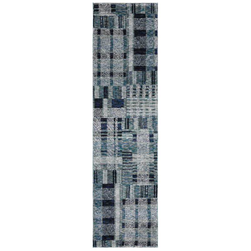 Torge Geometric Indoor Rug, Runner 2'6" x 12'