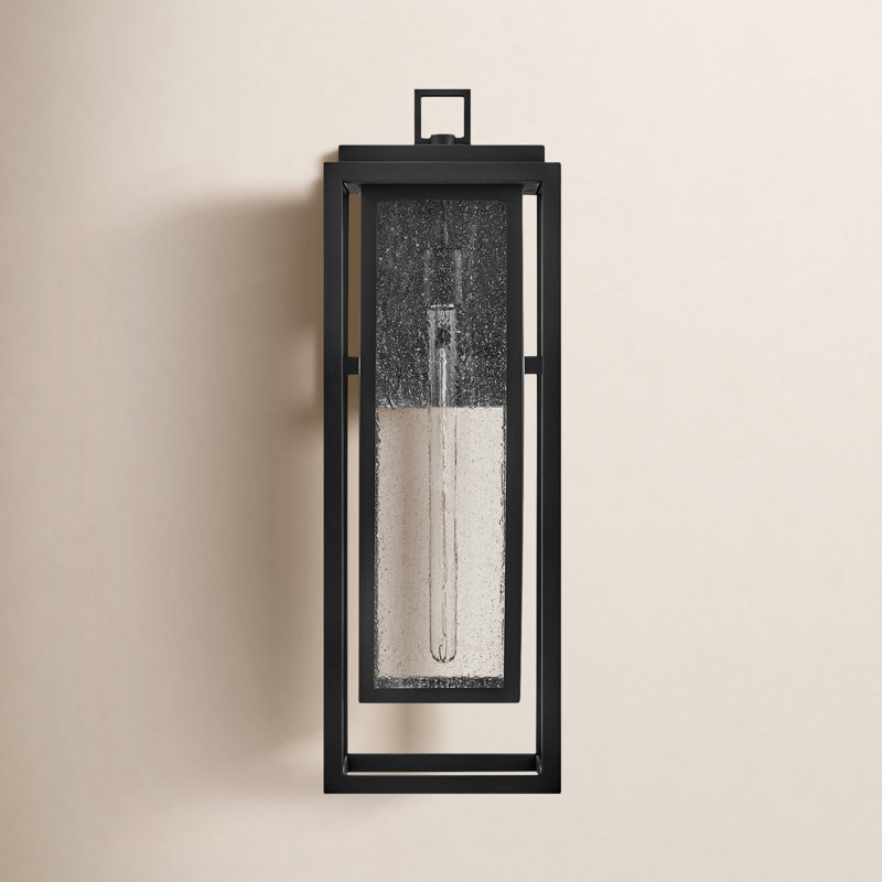 Applique murale Inessa Tristan, H 27 po x l 9 po x P 8,5 po, Noir
