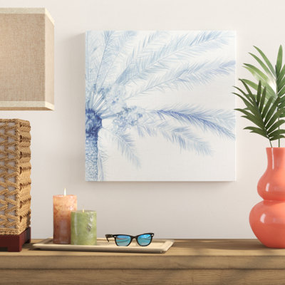«Chambray Palms II», peinture sur toile