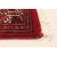 Tapis rouge en laine noué à la main de conception unique 5 pi 11 po x 9 pi 4 po Momnah