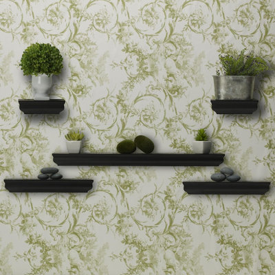 5 Piece Floating Shelf