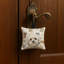Ornement suspendu en tissu blanc Lhasa Apso-2087202780