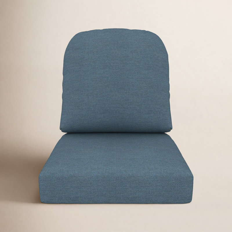 Outdoor Sunbrella® Seat/Back Cushion, Spectrum Denim Sunbrella®