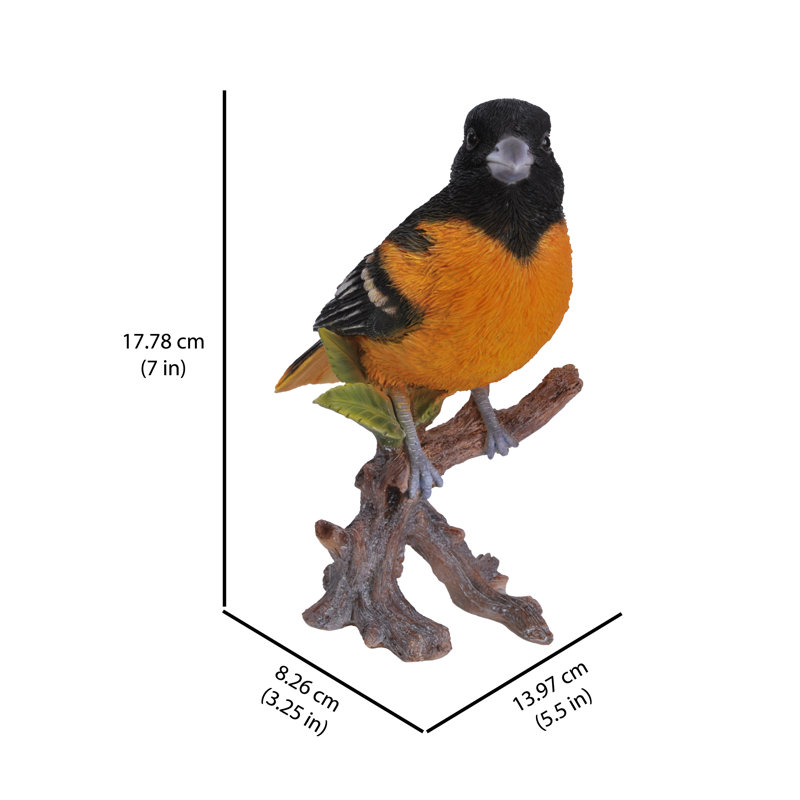 Oriole on Branch Statue