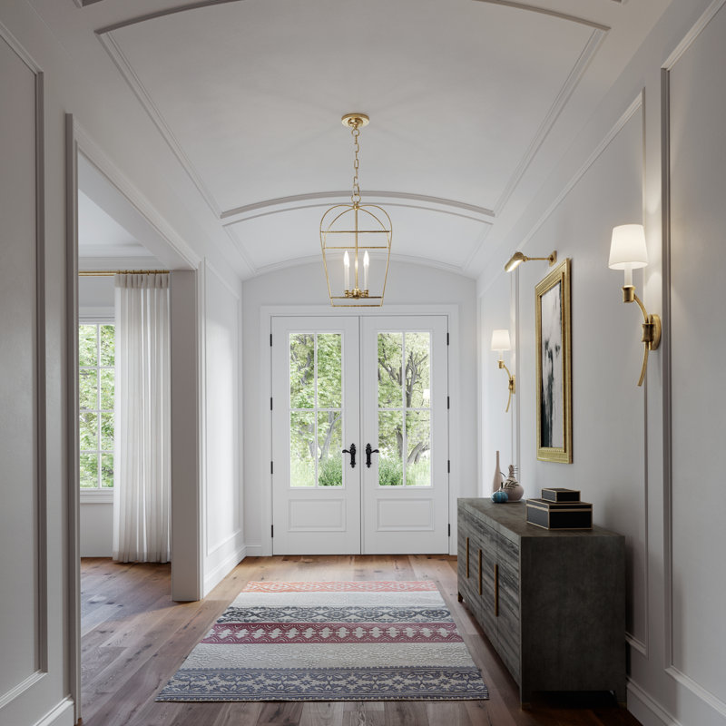 Stonington 4 - Light Chandelier, Antique Gild, 27.75" H x 18.25" W x 18.25" D