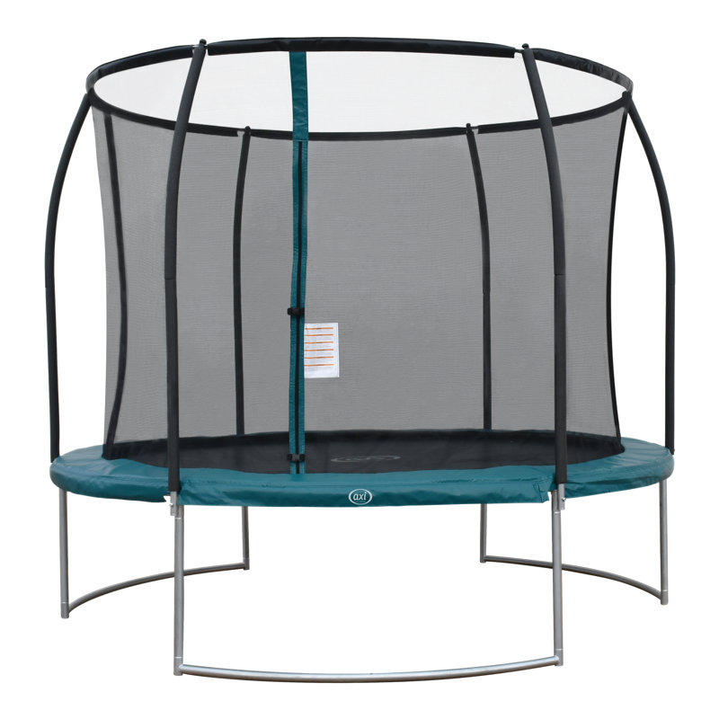 AXI ft Round Backyard Trampoline with Safety Enclosure, Green