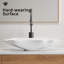 Lavabo vasque moderne pour meuble-lavabo moderne en coquillage