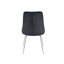 Chaise d'appoint, velours jaune avec pieds noirs-87543325-87543330