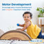 ECR4Kids SoftZone Tree Log Climber Balance Builders, débutant, ensemble de jeu, chocolat, 3 pièces