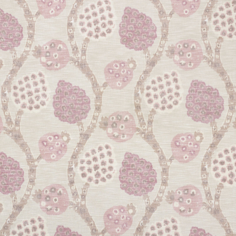 Annabel Warp Print Fabric, Rose