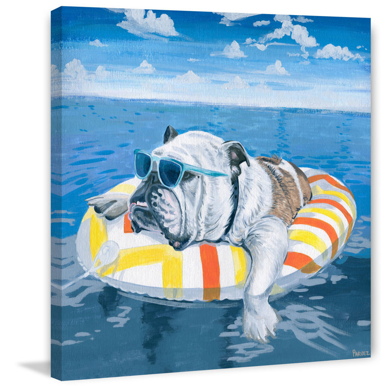 Parvez Taj - Wrapped Canvas Painting, 20 cm H x 20 cm W x 4 cm D