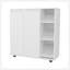 Range-chaussures H 36 po, 2 portes, 11 tablettes, blanc - Chambre