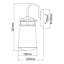 Jaylynn Seeded Glass Outdoor Wall Lantern-16292094