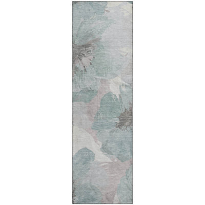 Premium Machine Washable Harjo AMF1554 Floral Rug