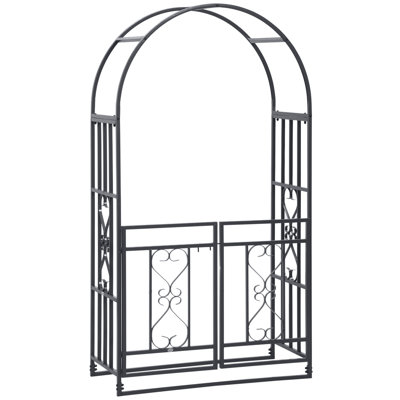Tonnelle de jardin en métal Outsunny
