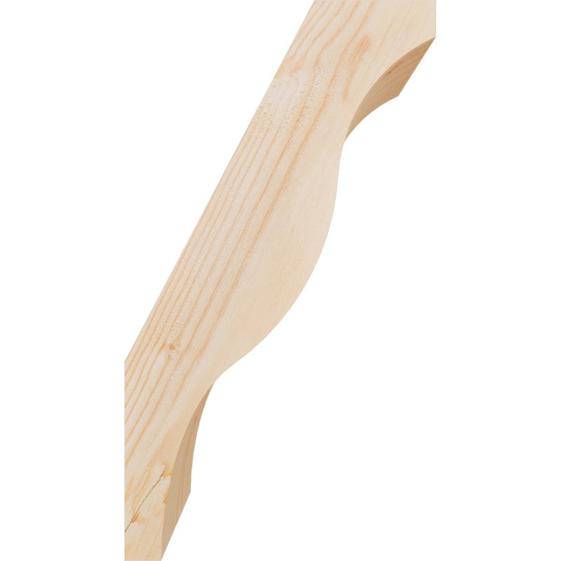 Attelle de genou Funston, Sapin de Douglas, Lisse, H 18 po x l 5,5 po x P 10 po