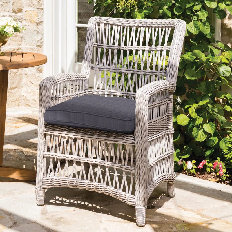 Mackinac Outdoor Dining Armchair, Visions Cobalt