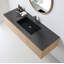 Ensemble de meuble-lavabo mural simple 59,06 po Diella-117215209