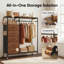 CD006 102cm Rolling Portable Wardrobe-125083542
