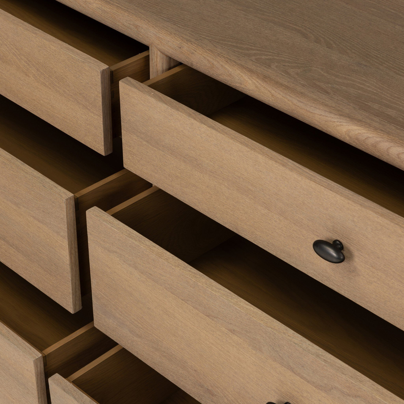 Neri 70" Oak Double Dresser