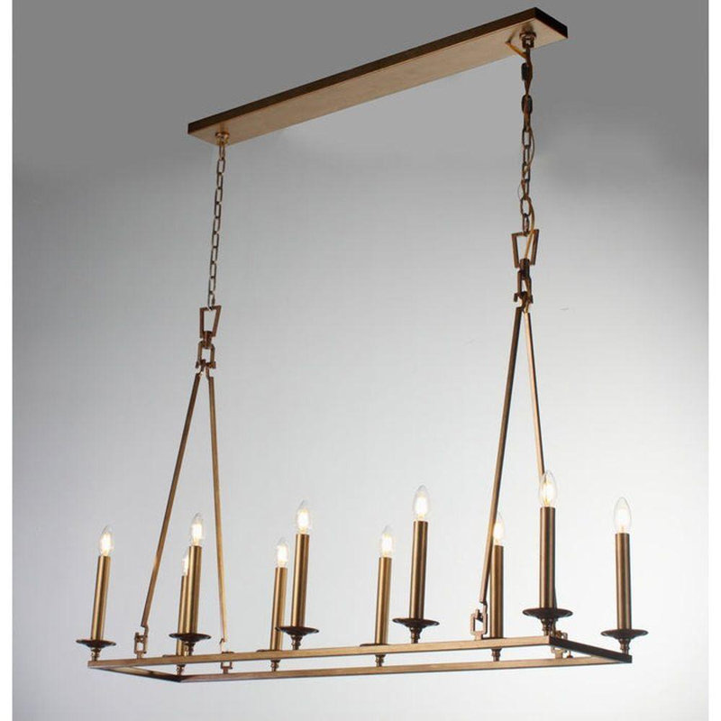 Lustre linéaire Kristophor, 8, H 34 po x l 14 po x P 50 po
