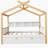 House Bed With Two Drawers And Bookshelf Storage, A Magical And Functional Sleeping Solution For Kids' Rooms-1321736525