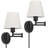 Swing Arm Wall Sconce Plug-in Wall Fixture Lamp