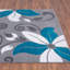 Tapis turquoise Aiyah-875745499