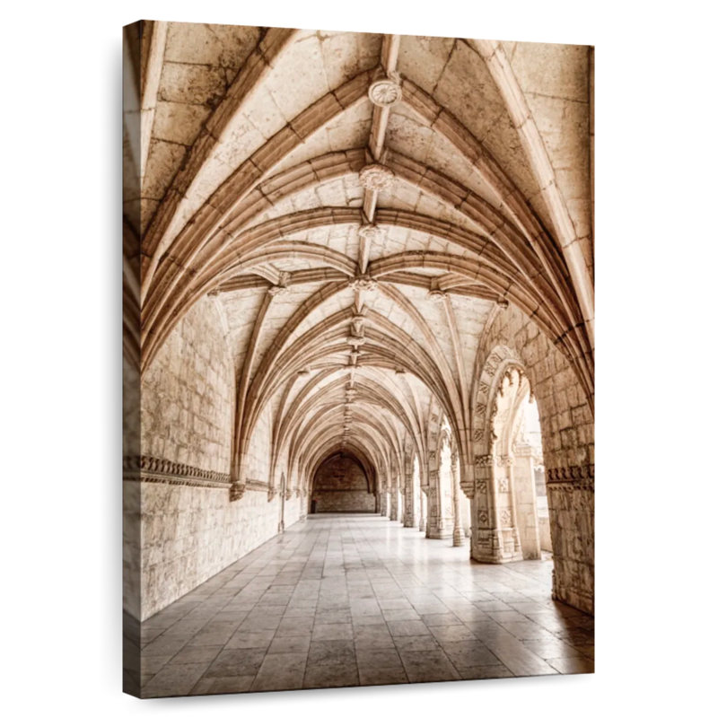 Couloir du monastère Aime Jeronimos, H 39 po x l 26 po