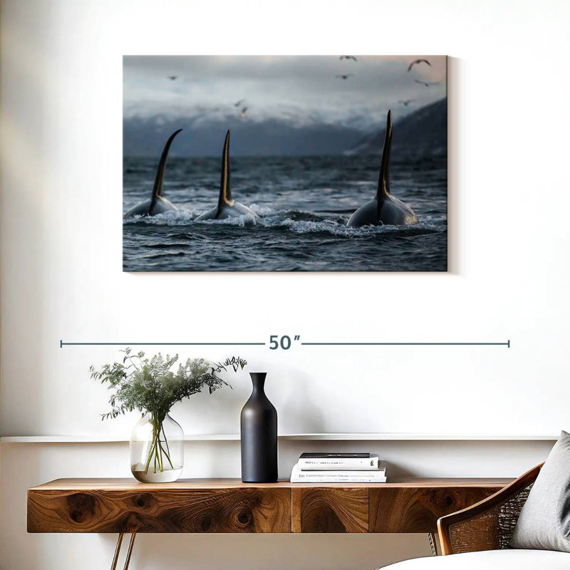 Brampt Norway Orca Trio, 24" H x 36" W